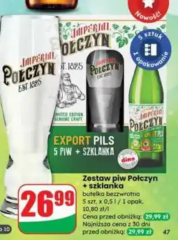Dino Zestaw piw Połczyn + szklanka oferta