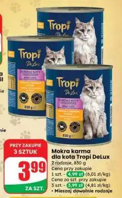 Dino Mokra karma dla kota Tropi DeLux oferta