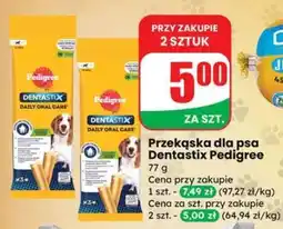 Dino Przekąska dla psa Dentastix Pedigree oferta