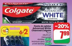 Dino Pasta do zębów Advanced White Charcoal Colgate oferta