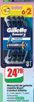 Dino Maszynki do golenia męskie Blue3 Comfort Gillette oferta