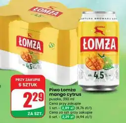 Dino Piwo Łomża mango cytrus oferta