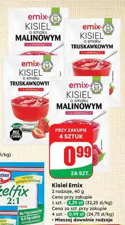 Dino Kisiel Emix o smaku truskawkowym oferta