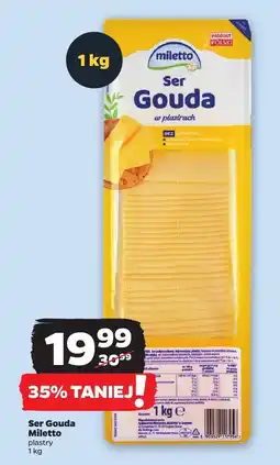 Netto Ser Gouda w plastrach Miletto oferta