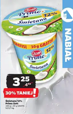 Netto Śmietana 12% Primo Zott oferta