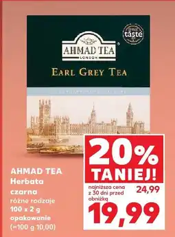 Kaufland Herbata czarna Earl Grey Ahmad Tea oferta