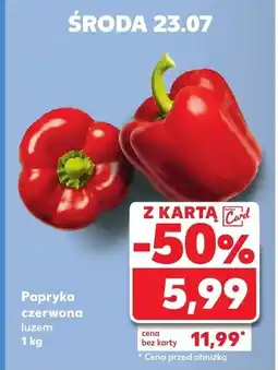 Kaufland Papryka czerwona 1 kg Kaufland oferta