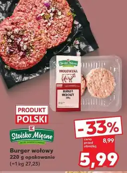 Kaufland Burger wołowy 1 opak. Stoisko mięsne oferta