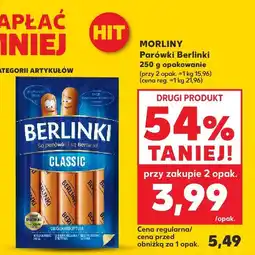 Kaufland Parówki Berlinki Morliny oferta