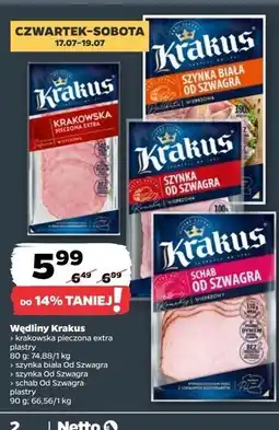 Netto Schab od szwagra Krakus Animex oferta