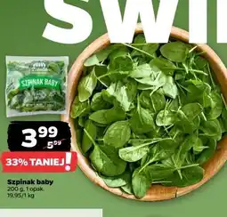 Netto Szpinak baby Z Zieleniaka Netto oferta
