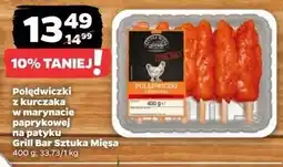 Netto Polędwiczki z kurczaka w marynacie paprykowej na patyku Sztuka Mięsa Netto oferta