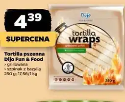 Netto Tortilla szpinakowa Dijo oferta