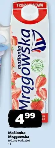 Netto Maślanka truskawkowa Mrągowska oferta