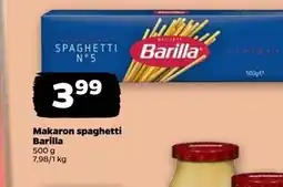 Netto Makaron spaghetti no 5 Barilla oferta