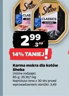 Netto Karma dla kota z łososiem Sheba Classics oferta
