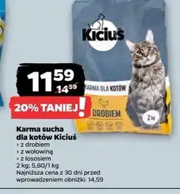 Netto Karma dla kota z wołowiną Kiciuś oferta