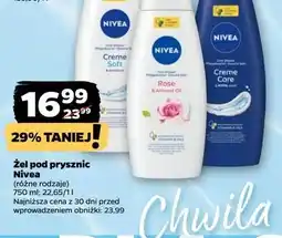 Netto Żel pod prysznic rose & almond oil Nivea oferta