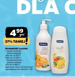 Netto Żel pod prysznic mandarynka i bazylia Lovena oferta