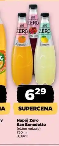 Netto Napój frutti rossi zero San Benedetto oferta