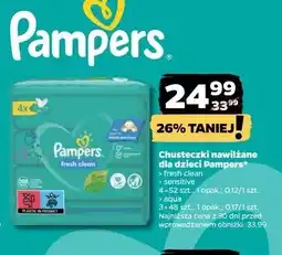 Netto Chusteczki nawilżane Pampers Aqua Pure oferta