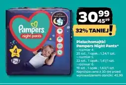 Netto Pieluszki dla dzieci 6 Pampers Night Pants oferta
