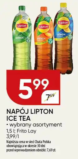 Chata Polska Lipton Ice Tea Green 1.5L oferta