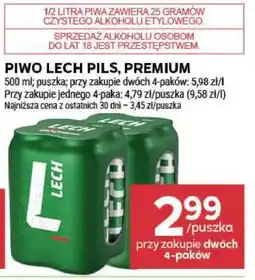 Stokrotka Market Piwo Lech Pils, Premium oferta