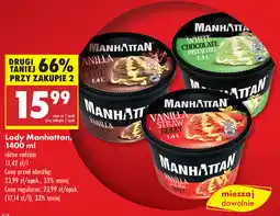 Biedronka Lody Manhattan 1.4L oferta