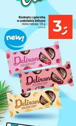 Dealz Biszkopty z galaretka pomarańczową Delisana oferta