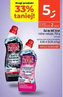 Dealz Żel do wc anty kamień multi action Kret oferta
