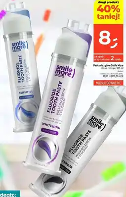 Dealz Pasta do zębów whitening Smile More oferta