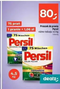 Dealz Proszek do prania coldzyme Persil Color oferta