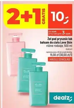 Dealz Balsam do ciała flower extracts Love Skin oferta