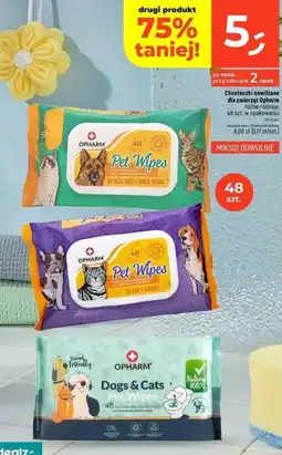 Dealz Chusteczki nawilżane do oczu uszu i okolic ogona Opharm oferta