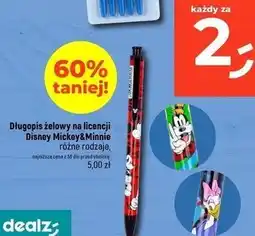 Dealz Długopis disney mickey&minnie oferta
