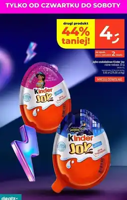 Dealz Jajko z niespodzianką księżniczki disneya Kinder Joy oferta