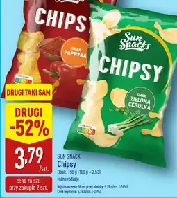 ALDI Chipsy Sun Snack, różne rodzaje oferta