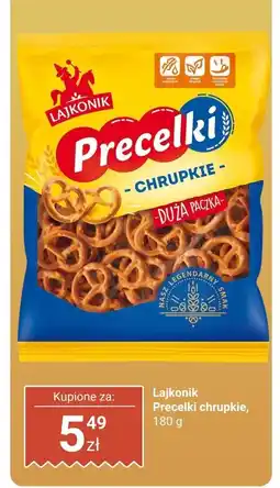 Biedronka Precelki chrupkie Lajkonik oferta