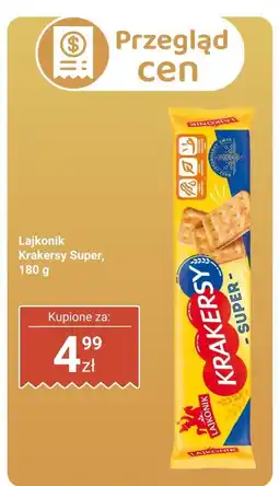 Biedronka Krakersy Super Lajkonik oferta