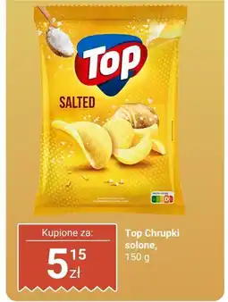 Biedronka Chipsy chrupki solone Top oferta