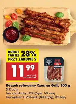 Biedronka Boczek rolowany Czas na Grill oferta