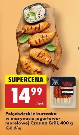 Biedronka Polędwiczki z kurczaka w marynacie jogurtowo-morelowej Czas na Grill oferta