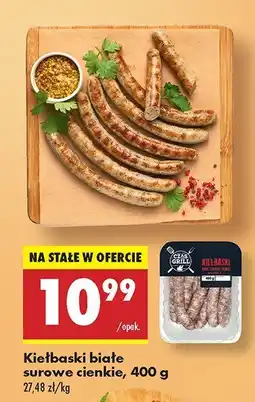 Biedronka Kiełbaski białe surowe cienkie Biedronka oferta