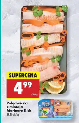 Biedronka Poledwiczki z mintaja Marinero Kids oferta