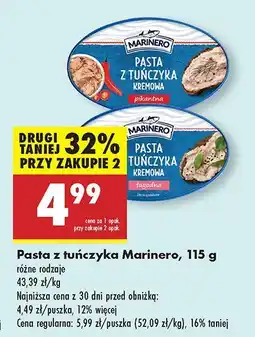 Biedronka Pasta z tuńczyka Marinero oferta