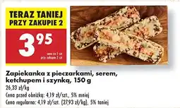 Biedronka Zapiekanka z pieczarkami, serem, ketchupem i szynką Biedronka oferta