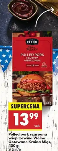 Biedronka Mięso Pulled pork szarpana wieprzowina Kraina Mięs oferta