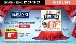 Biedronka Parówki z szynki Berlinki oferta