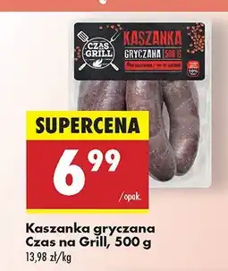 Biedronka Kaszanka gryczana Czas na Grill oferta